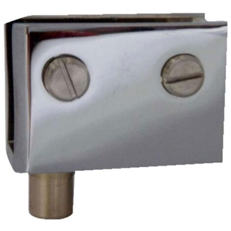 Itar – Pivot de porte verre 15 mm – Largeur 35 mm – Pour verre 4 à 6 mm – Douille Ø8x11 mm – Fixation solide avec vis en laiton (1/2)