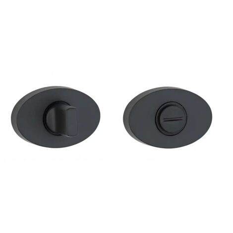 Paire de rosaces GRAN PRIX, condamnation, alu noir mat - (1/2)