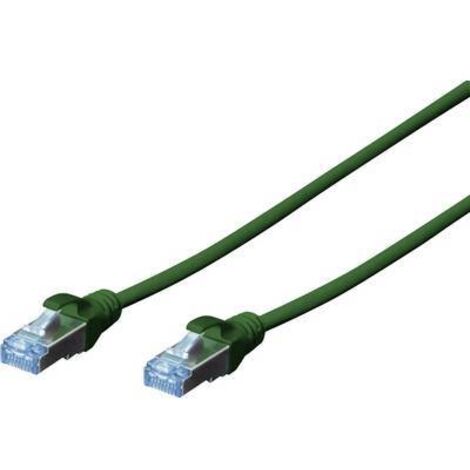 DIGITUS Patchkabel RJ45 SFUTP Cat5e 0.50m grün Polybeutel (1/2)