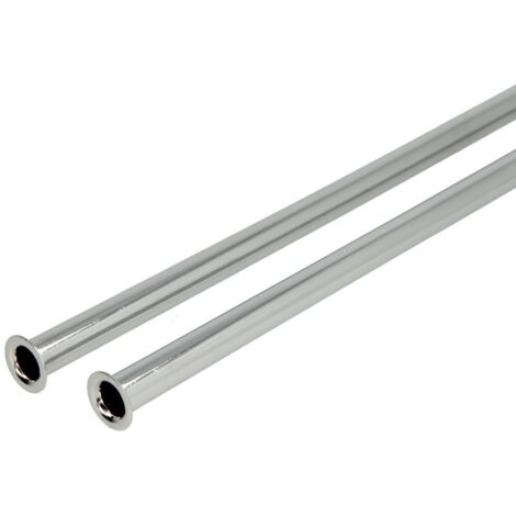 Le Sanitaire – Tube cuivre 500 mm – Diamètre 10 mm – Collet rabattu 3/8'' x 1/2'' – Applications plomberie et chauffage – Solution durable