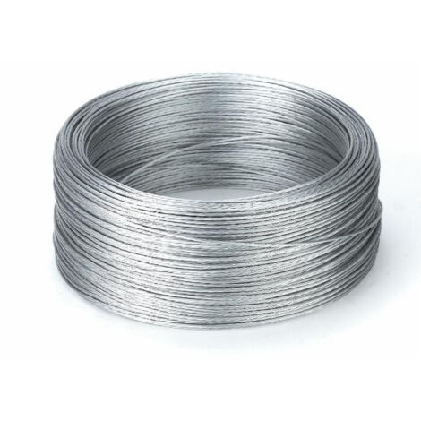 Lem Select – Câblette de clôture métallique 1.5 mm 7 fils – Longueur 200 m – Résistance 0.12 Ohm/m – Charge de rupture 200 Kg (1/2)