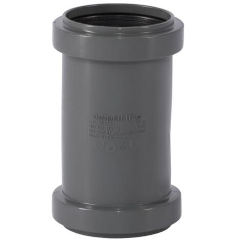 Le Sanitaire – Raccord d'évacuation PVC DN50 – Manchon coulissant avec triple lèvre d'étanchéité – Pour eaux usées chaudes et agressives