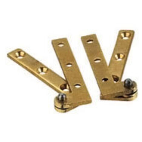 Itar – Pivot de porte coudé à double lames – Sens droite – Pour bois dur – Vendu par paire – Installation facile