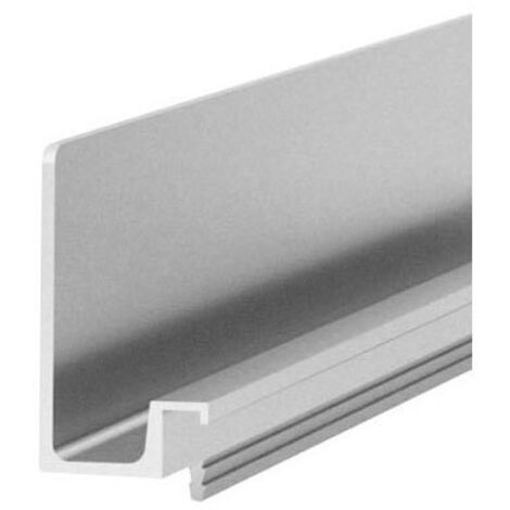 Itar – Poignée de meuble aluminium 350 mm – Longueur A 270 mm – Hauteur 38 mm – Largeur 21 mm – Fixation queue de sapin pour panneaux 19 mm (1/4)