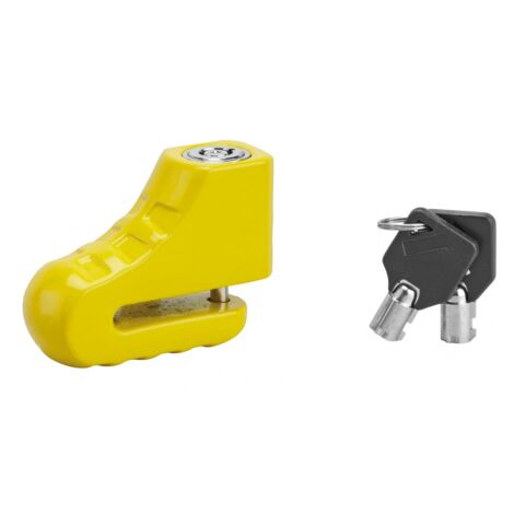 Antivol scooter Block, jaune, 2 clés - (1/2)