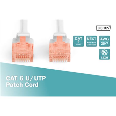 Digitus Câbles à paires CAT 6 U-UTP - LSZH (1/3)
