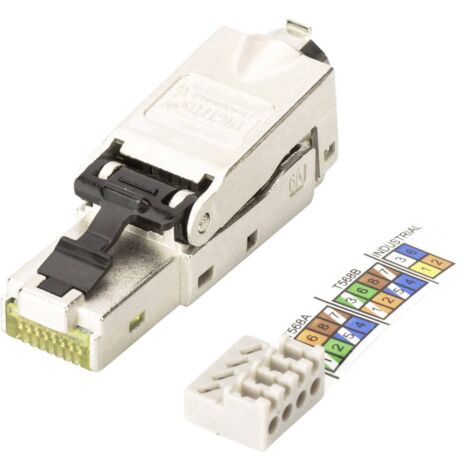 Stecker RJ45 Cat6a zur Feldkonfektionierung (1/9)