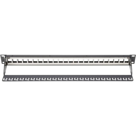 Panneau de brassage 24 ports DN-91411 non équipé 1 UH W966391 (1/5)