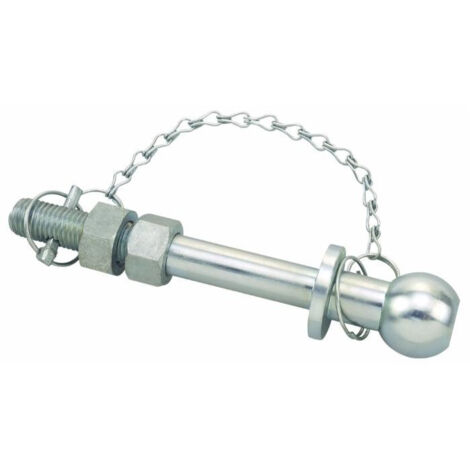 Lem Select – Axe d'attelage à sphère agricole Ø 50 mm – Longueur 25 mm – Usage agricole uniquement – Non homologué route