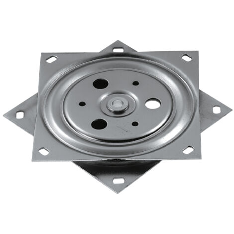 Itar – Plateau pivotant 360° en acier zingué – Dimensions 150 x 150 mm – Épaisseur 12 mm – Charge 100 kg