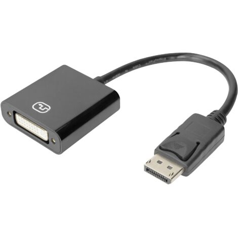 Câble de raccordement Digitus DisplayPort / DVI Fiche mâle DisplayPort, Prise femelle DVI-I 24+5 pôl (1/2)