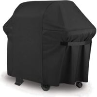 AIDUCHO Housse Pour Barbecue,Housse Résistante Pour Barbecue Gaz En 420d Tissu Oxford Résistant Aux Poussières Et Imperméable,Couverture De Barbecue Avec Sangles Autocollantes,190x71x117cm