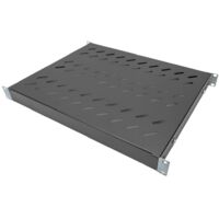 Digitus 1HE Fachboden festeinbau für 600 mm tiefe Schränke 44x482x350mm schwarz