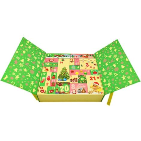 Calendrier de l'Avent de Noël, calendrier de compte à rebours décoratif, boîtes à friandises, calendrier de l'Avent de Noël à faire soi-même pour amis, collègues, enfants, etc (1/5)