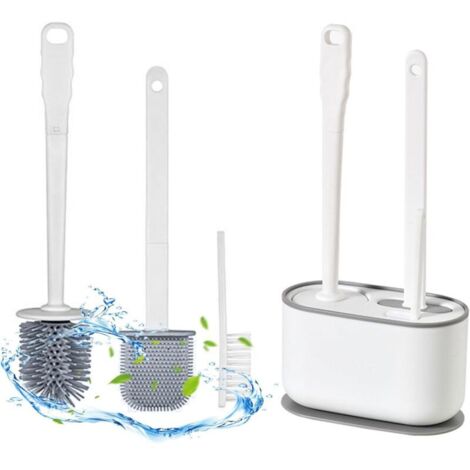 Brosse WC, brosse WC avec support, kit de nettoyage pour salle de bain (1/5)