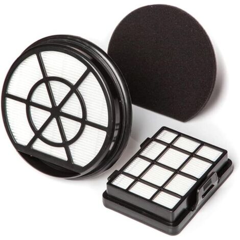 Kit d'accessoires BBZ152EF pour aspirateur traîneau sans sac série 2, composé de 2 filtres EPA et d'un filtre en mousse, noir [Classe énergétique B] (1/5)