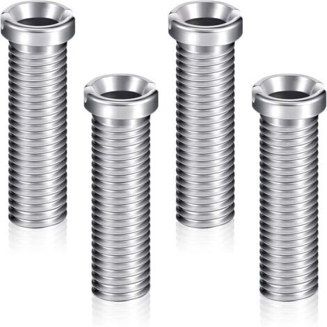 Lot de 4 vis pour panier, bouchons d'évier en acier inoxydable de 45 mm, accessoires de fixation, boulons d'évier, bouchons de crépine d'évier (1/5)