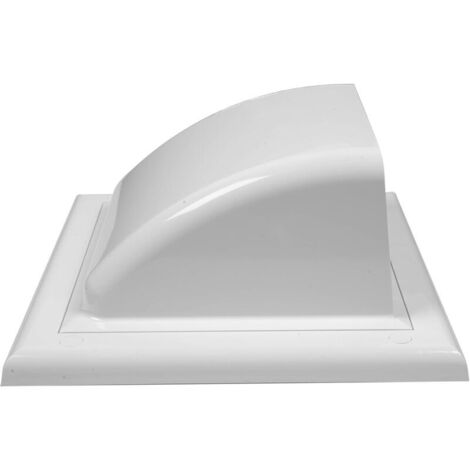 Capot De Conduit 125mm Brun Avec Clapet à Gravité – Ventilation Et Grille D’air Efficaces