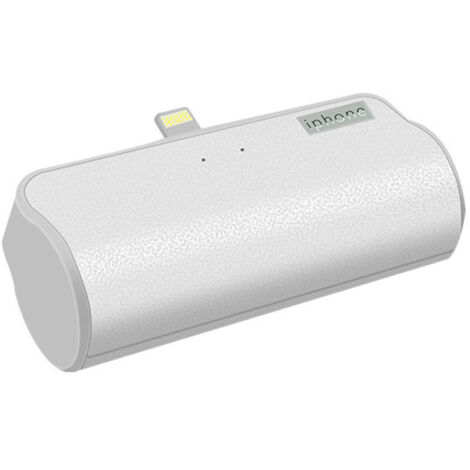 Mini Batterie Externe 4500mAh, Ultra-Compact Power Bank Petit Batterie Portable Compatible pour iPhone 14/14 Pro/13/13 Pro/13 Mini/12/12 Pro/12 Mini/11/11 Pro/SE/XS/XR/X/8/7/6s-RAPANDA (1/2)