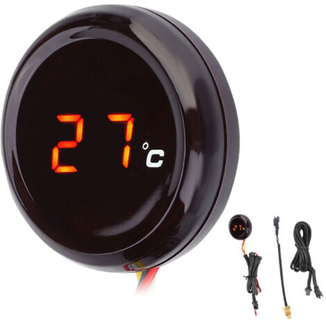 Thermomètre numérique pour Honda / Kawasaki / Yamaha / Suzuki (lumière rouge) (1/5)