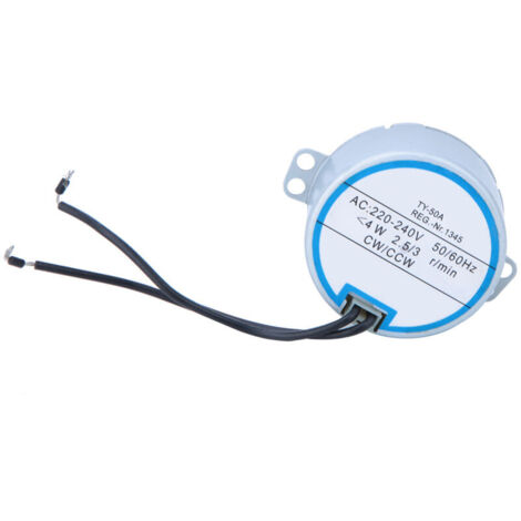 Moteur synchrone TY-50A CW/CCW, télécommande, moteur de platine, ventilateur à tête mobile 220-240 V, 3 tr/min (1/5)