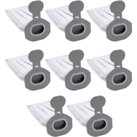 Lot de 8 sacs d'aspirateur FP7 pour Vorwerk, sacs d'aspirateur compatibles avec Vorwerk Kobold VK7 FP7, sac filtrant de qualité supérieure, sacs à poussière de rechange pour sacs d'aspirateur sans fil (1/5)