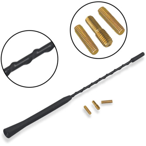 Antenne Voiture Autoradio Antenne de Toit 23cm Remplacement Universelle Antenne Auto avec Fonction de Réception FM/Dab Puissante (1/5)