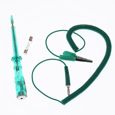 Testeur de Circuit de Voiture, Stylo de Testeur de Fusible d'Ampoule de Tension de Contact 6V 12V 24V Stylo de Test de Voiture de Tension d'Ampoule Testeur de Circuit de Tension (1/5)