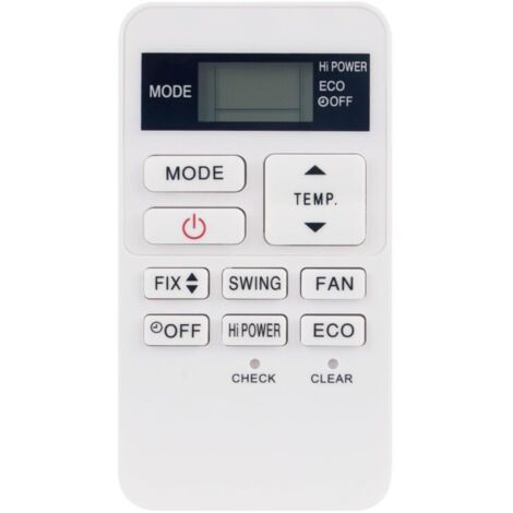 Télécommande de Climatiseur Compatible avec Toshiba AC A/C RBC-ASX11E-C RAS-107SKV-E6 RAS-077SKV-E6 RAS-07BKV-E (1/5)