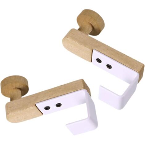 CSPARKV 2 Pièces Porte Derrière Crochet Crochets De Porte Pour Accrocher Au-Dessus De La Porte Porte-Serviettes Organisateur De Cintre Crochets De Chapeau La Porte Patère Crochet À (1/5)