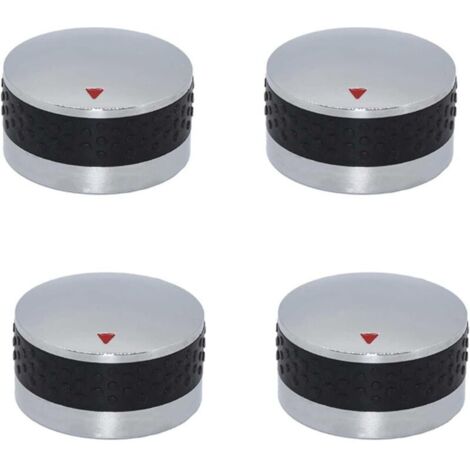 CSPARKV Lot de 4 boutons de commande universels pour barbecue à gaz, 50 mm, pour cuisinière/four/grill (50 mm) (1/5)