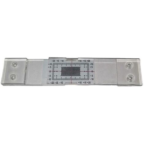 Jauge de fissure standard pour béton (lot de 2) Outil de surveillance précis des fissures Règle de mesure des fissures (1/4)