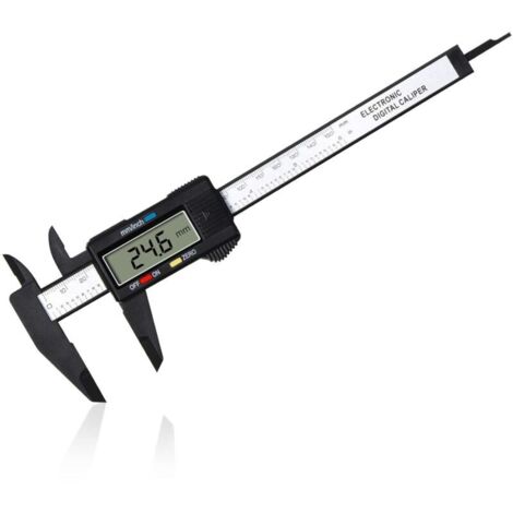 Pied a Coulisse Digital,Pied à Coulisse Numérique Classique de 150 mm / 6 Pouces Avec Grand Écran LCD pour es Mesures Externes, Internes, Profondeur et Pas Outil de Mesure Électronique (1/4)