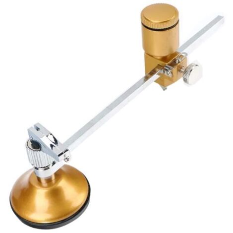 Coupe-verre circulaire, coupe-verre circulaire robuste avec ventouse, type boussole coupe circulaire pour carreaux de céramique en verre, qualité industrielle (1/3)