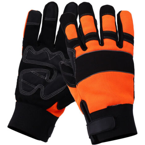 CSPARKV 1paire de gants pour tronçonneuse,gants de mécanicien (1/4)