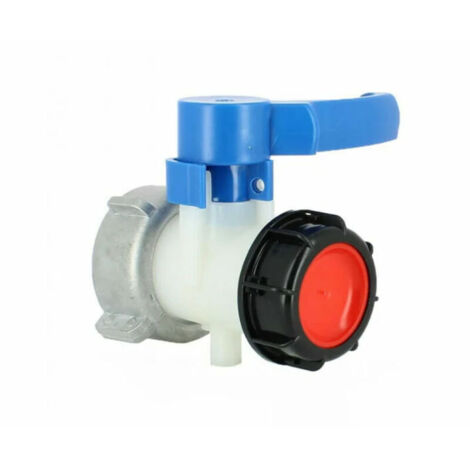Vanne cuve - écrou S75X6 et sortie S60X6 - compatible Schütz - RWRaccord et autre accessoire pour cuve de récupération d'eau (1/5)