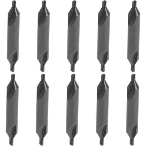 CSPARKV Lot de 10 forets combinés en acier rapide résistant à l'usure pour perceuse d'établi, fraiseuse (1/5)