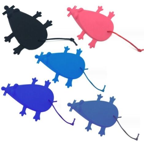 Universel Silicone Souris Porte Bouchon, Cale Porte Doigt Protecteur (Lot de 4, Couleurs Différentes) (1/5)