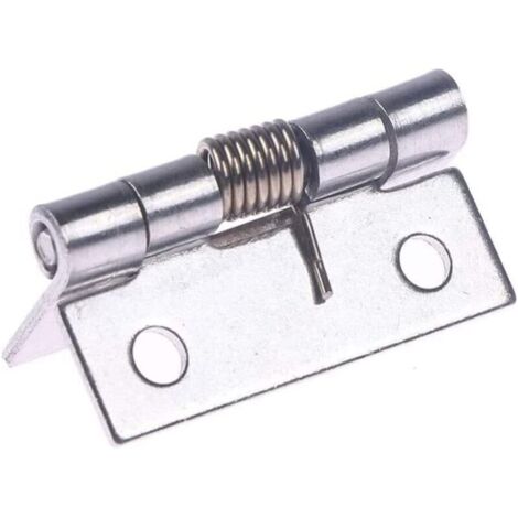 Charnières pour portes d'armoires 1 pièces 2 pouces de Long en acier inoxydable charnière à fermeture automatique coin ressort tirer porte charnière meubles armoire réparation matériel fournitures (1/4)