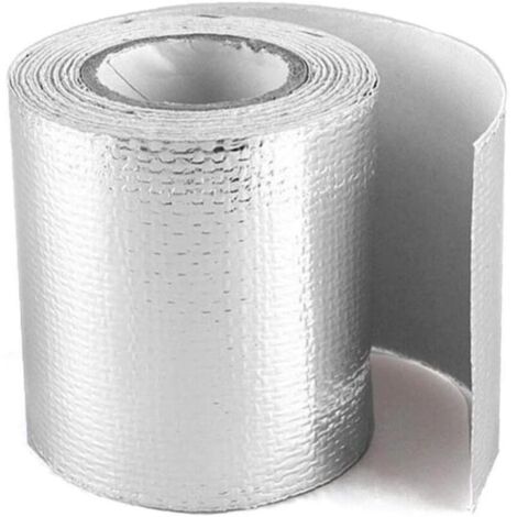 5m Thermique Échappement Ruban D'échappement L'air Isolation Chaleur Bouclier Protection Chaleur Réfléchissante Soi Barrière Chaleur Réfléchissante (1/3)