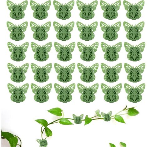 Lot de 30 clips pour plantes grimpantes - Fixation murale pour plantes grimpantes (1/5)