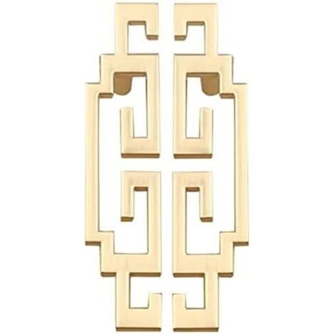 CSPARKV 2 Pièces Poignées de Cuisine Or Entraxe 64mm Brillantes Poignées de Meuble Dorées pour Armoire Commode Placard Salle de Bain Cuisine Chambre Tiroir (Vis inclus) (1/5)