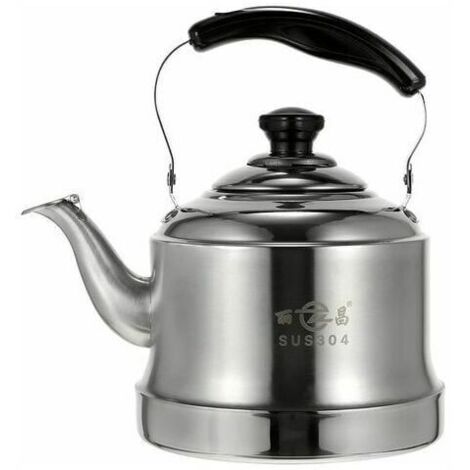 Bouilloire siffante - 2L - Ergonomique - Poignée en Acier Inoxydable - Théière d'eau bouillante - Boisson contenant plus chaud - Avec passoire - Pour la maison - Gaz cuisinière (1/4)