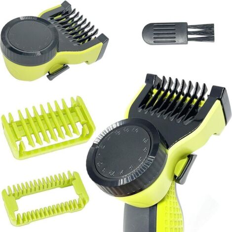 One Blade Lames de rechange et embouts pour QP2520 QP2530 QP2620 QP2630 14 réglages de longueur de 0,4 mm à 10 mm (1/4)