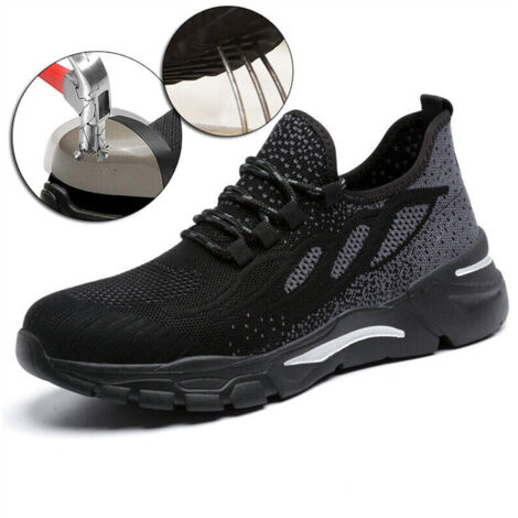 Chaussures de sécurité pour hommes, chaussures de travail légères pour femmes, chaussures de sport, chaussures de travail EU 39 (1/4)