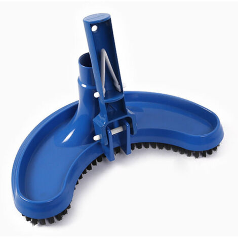 Tête d'aspirateur de Piscine, Accessoire de Nettoyage Incurvé par Succion Incurvée de Piscine de Demi-Lune de Piscine d'Aspirateur de Piscine (1/5)