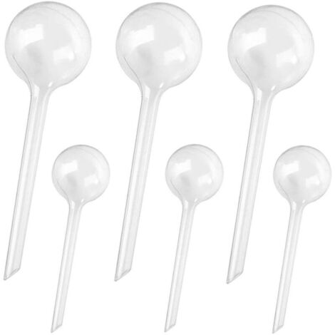 Lot de 6 boules d'irrigation des plantes-En plastique - Système d'irrigation automatique pour plantes - Pour le jardin de la maison, les plantes - Arrosage intérieur (1/5)