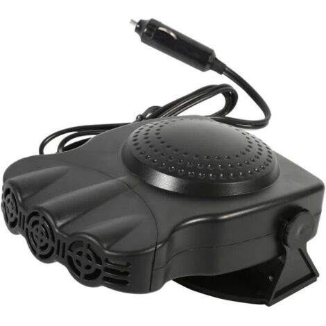 Chauffage de voiture, ventilateur de chauffage de voiture 12 V 150 W, ventilateur de chauffage de voiture, dégivreur de pare-brise de voiture, ne le croyez pas, chauffage en céramique noir (1/5)