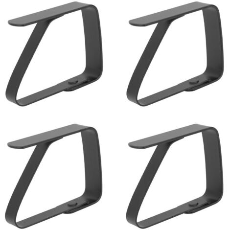 4 grands clips de nappe en acier inoxydable anti - dérapant nappe clip 5 x 4cm (1/5)