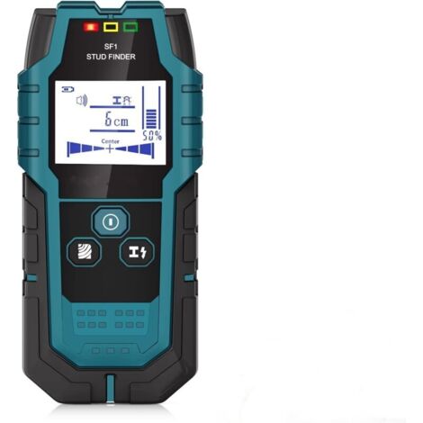 SF1 Détecteur Numérique de Construction 4 en 1, Scanner mural, Détecteur de Métaux pour bois, métal et lignes électriques, détecteur de montants, localisateur, avec LCD (1/5)